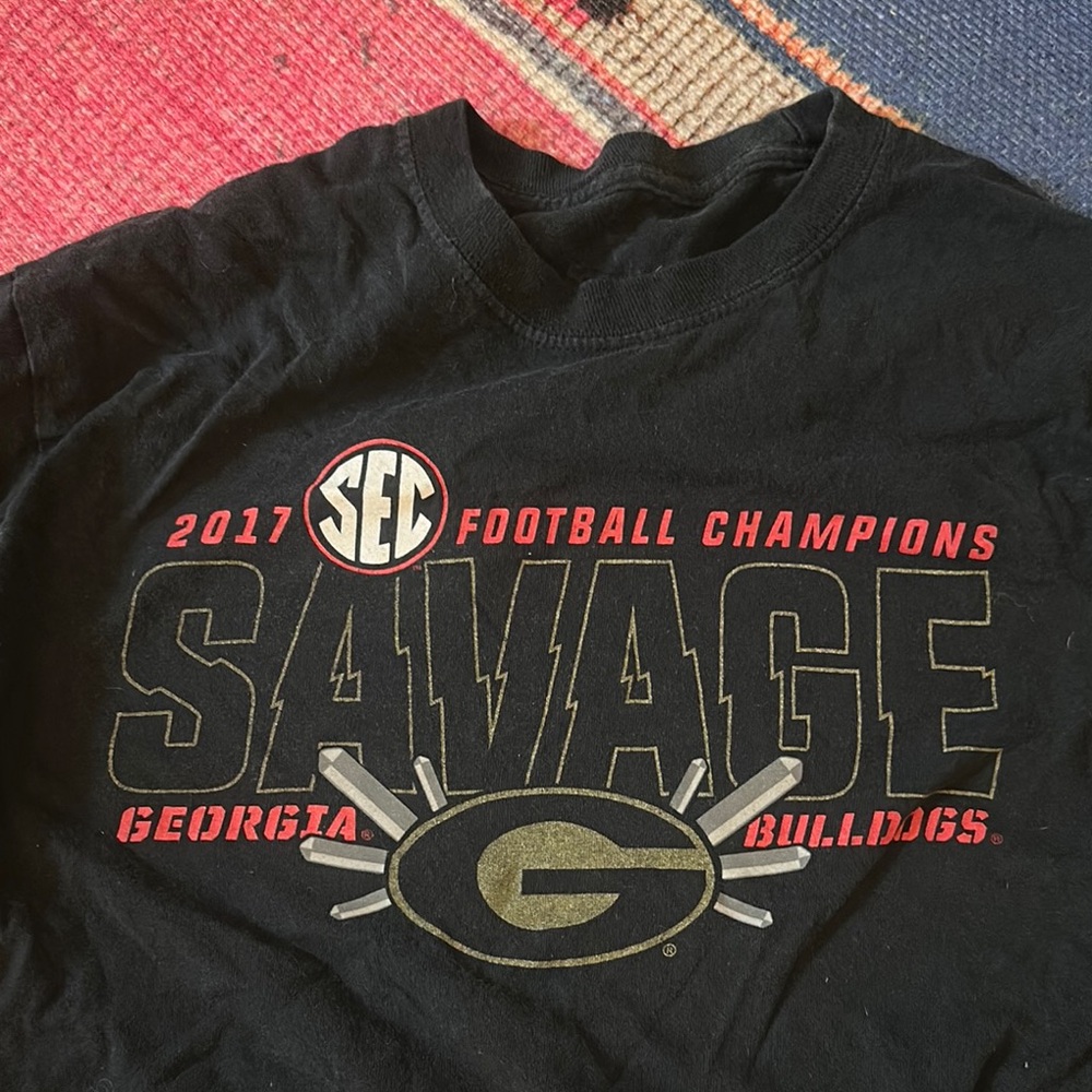 Georgia Bulldogs SEC Champions T-Shirt